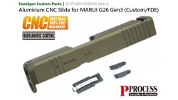 Aluminum CNC Slide for MARUI G26 Gen3 (Custom/FDE)